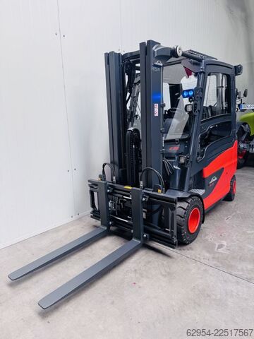 Elektro 4 Rad-Stapler Linde E 35 HL-01 Kabine Triplex ZVG Batterie 89%
