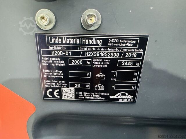 Dieselstapler Linde H 20 D EVO Teilkabine ZVG
