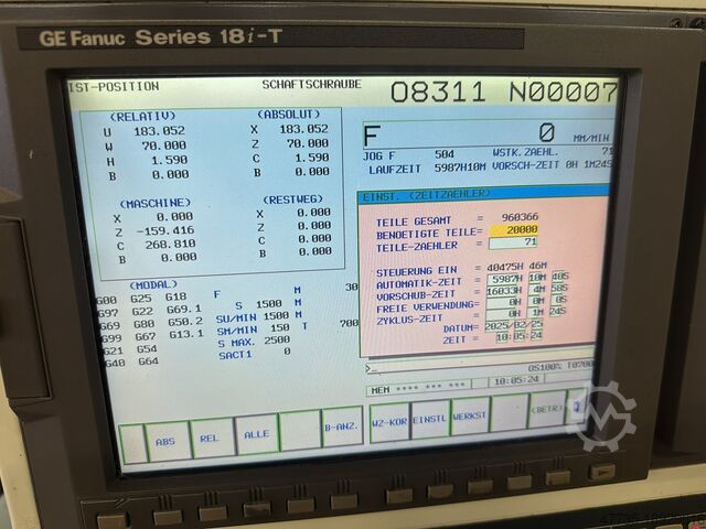 CNC-Dreh- und Fräszentrum BIGLIA B 301 SM