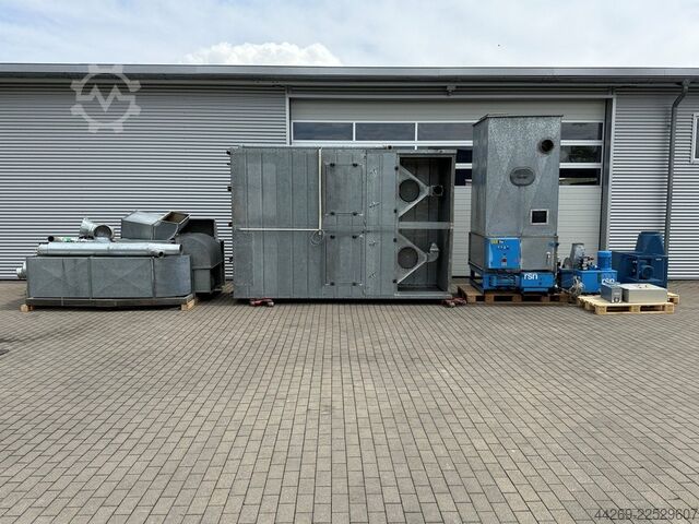 Extraction system with Höcker Polytechnik briquetting press Höcker Polytechnik 