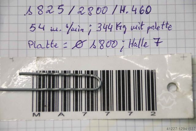 Drehteller von Palettenwickler Spinny Ø 1800 mm 11 U/min