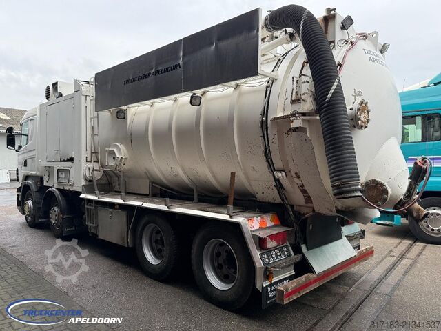Vacuum truck Scania R400 8x4, Handgeschakeld, DISAB (not full funct...