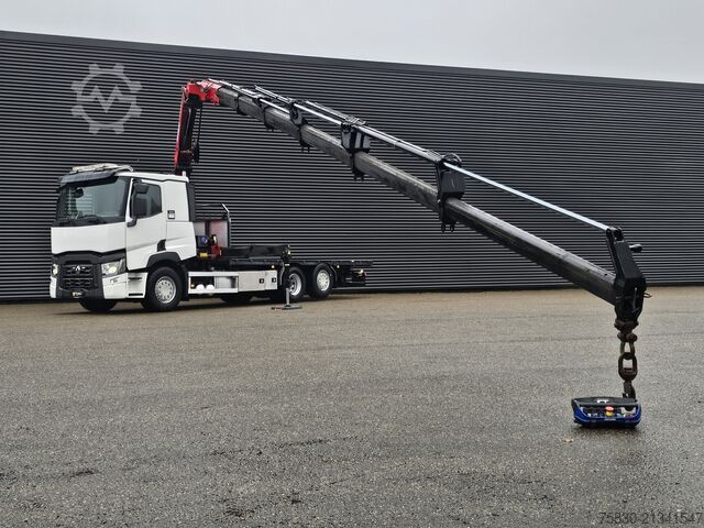 Loading platform Renault T-430 / 6X2 / HMF 26TM / CRANE / GRUE