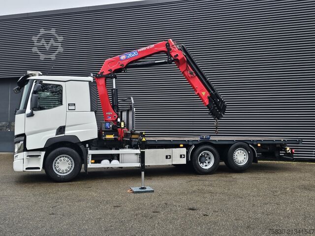 Loading platform Renault T-430 / 6X2 / HMF 26TM / CRANE / GRUE