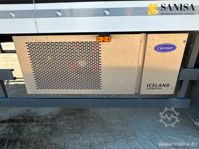 Kühlauflieger Schmitz Cargobull SCB*S2/Carrier Twin Cool Icland/TÜV:01.2