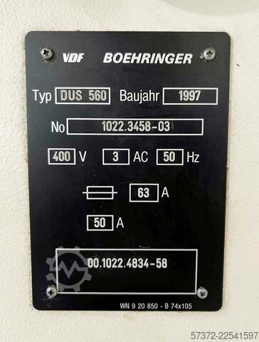 CNC Zyklendrehmaschine VDF Boehringer DUS 560