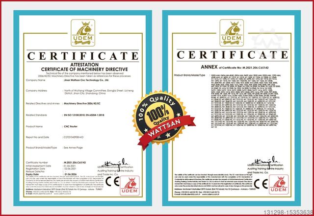 Fräsmaschine Wattsan A1 1616 Wattsan A1 1616