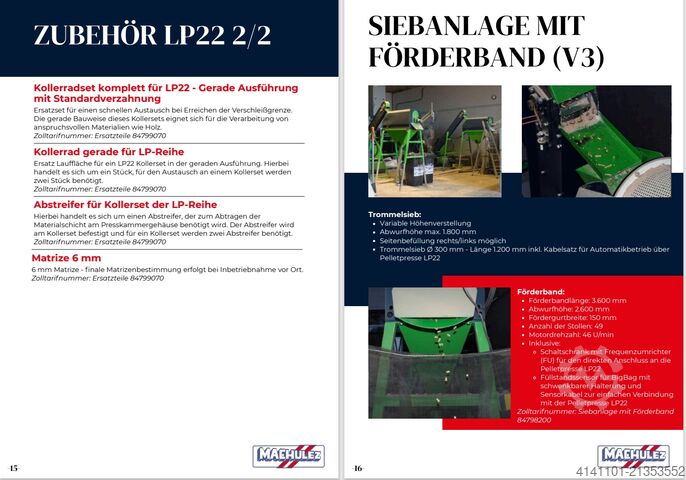 Pelletpresse Ecokraft LP22