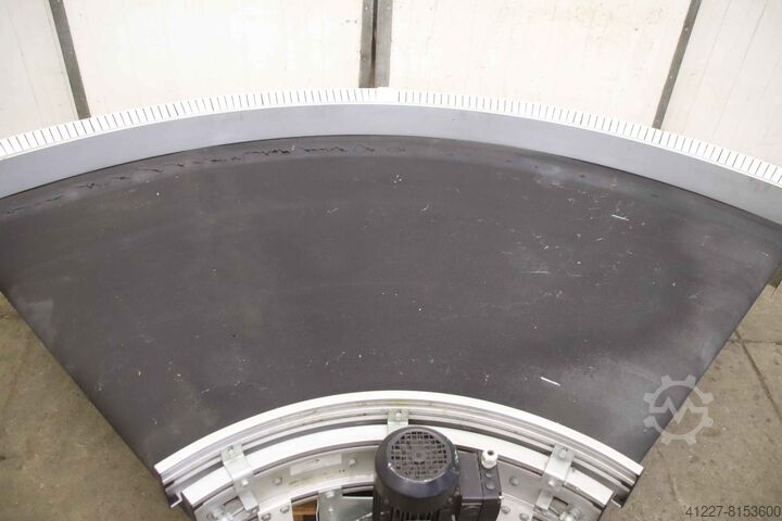 Curved conveyor belt Interroll 4099/90°600/1220/re