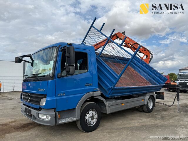 Dreiseitenkipper LKW Mercedes-Benz Atego 818/918/MEILLER 3.S-Kipper/TEREX