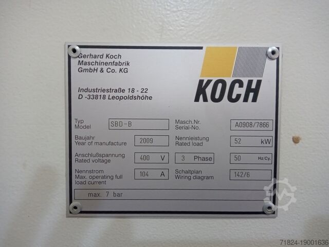 Universal drilling and milling machine through Koch SBD-B