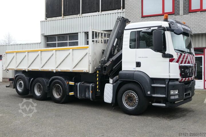 Kipper mit Kran MAN TGS 35.400 | 8X4 | HIAB 144 BS-3 DUO + Remote C...