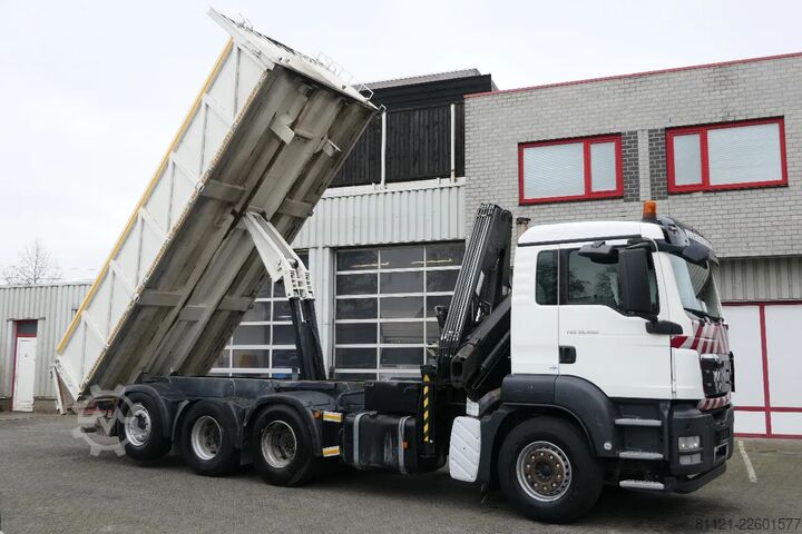 Kipper mit Kran MAN TGS 35.400 | 8X4 | HIAB 144 BS-3 DUO + Remote C...