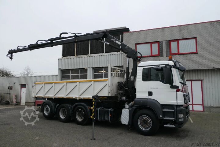 Kipper mit Kran MAN TGS 35.400 | 8X4 | HIAB 144 BS-3 DUO + Remote C...