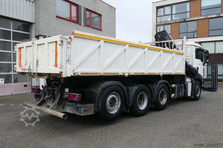Kipper mit Kran MAN TGS 35.400 | 8X4 | HIAB 144 BS-3 DUO + Remote C...