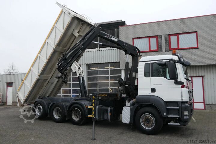 Kipper mit Kran MAN TGS 35.400 | 8X4 | HIAB 144 BS-3 DUO + Remote C...