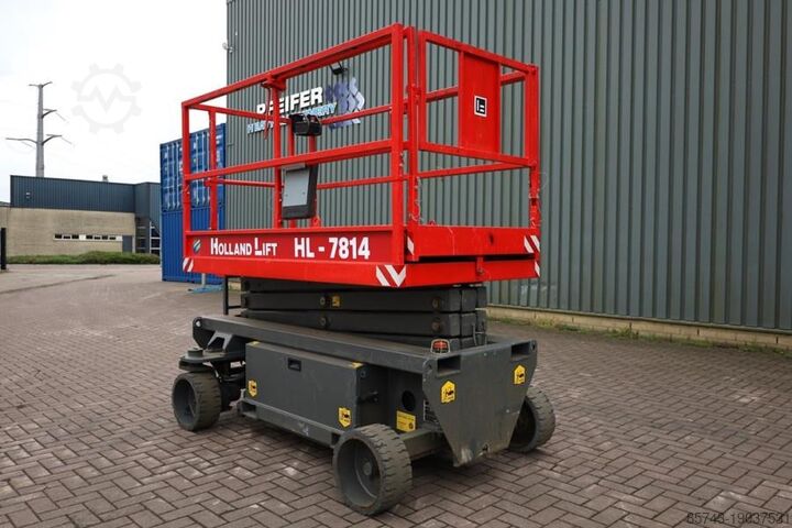 Scissor lift Holland Lift Ecostar HL-7814 Electric, 10m Working Height, 450k