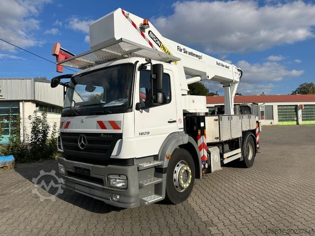 Working platform truck MERCEDES-BENZ Axor 1829 / Palfinger TKA 35