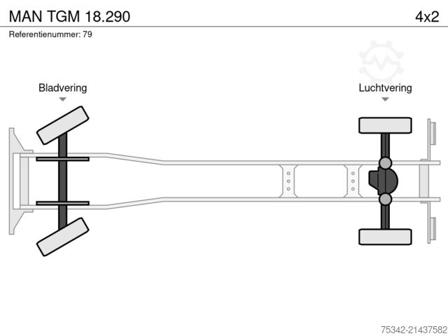 Tanker truck MAN TGM 18.290