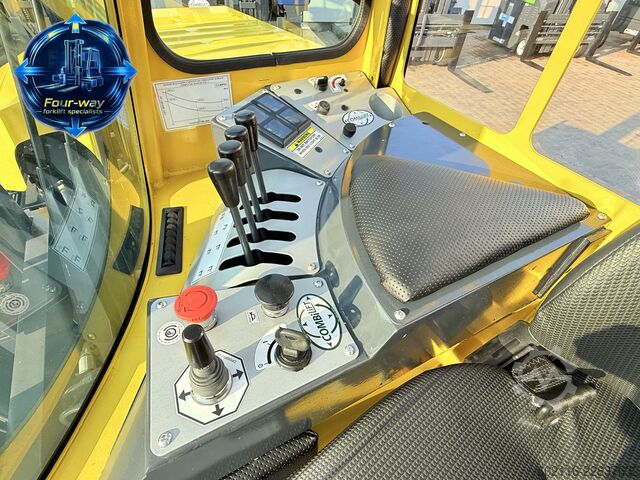 4-way forklift Combilift C3000XL GAS DUPLEX 4550 FORK POSITIONER