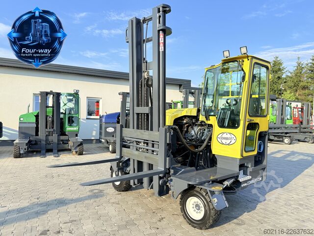4-way forklift Combilift C3000XL GAS DUPLEX 4550 FORK POSITIONER