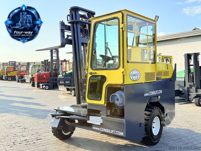 4-way forklift Combilift C3000XL GAS DUPLEX 4550 FORK POSITIONER