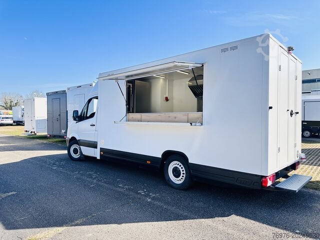 Verkaufswagen, Food Truck, Foodtruck Mercedes-Benz Foodtruck, Imbisswagen, Food Truck mit neuer Küche und Ausstattung