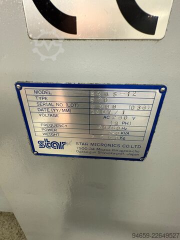 Turning automatic lathe STAR Micronics ECAS-12