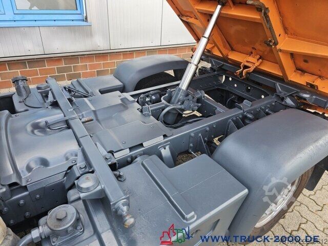 Kastenwagen hoch Multicar M 31 C 4x4 Kipper + Winterdienst Streuer Schild