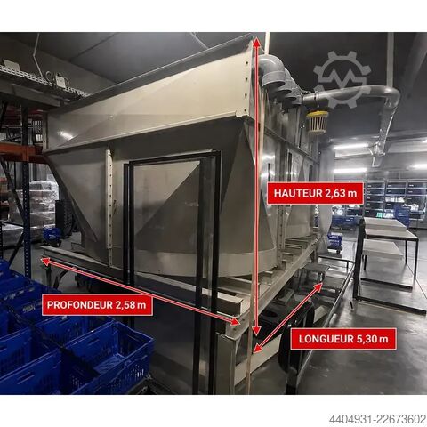 Used double flour silo, 3,000 kg capacity Shick Esteve TYPE JE 2500