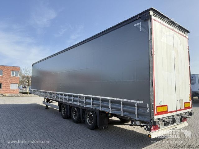 Auflieger mit Pritsche & Plane Schmitz Cargobull Curtainsider Mega Getränke