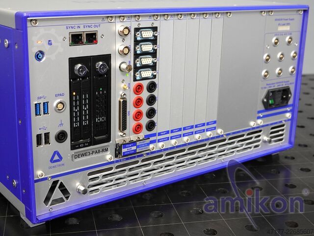 TRION3 1810M 4-Phasen 10 MS/s DEWETRON DEWE3-PA8-RM Power Analyzer