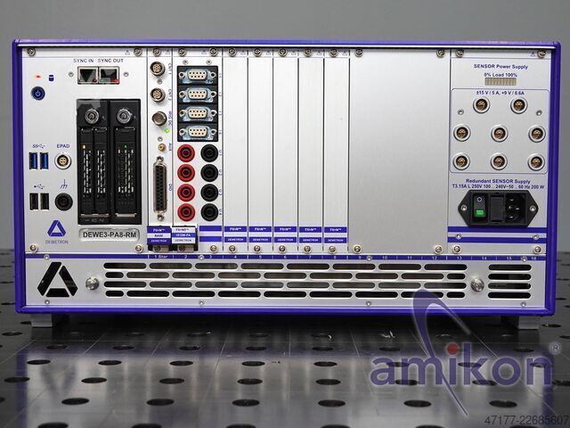 TRION3 1810M 4-Phasen 10 MS/s DEWETRON DEWE3-PA8-RM Power Analyzer