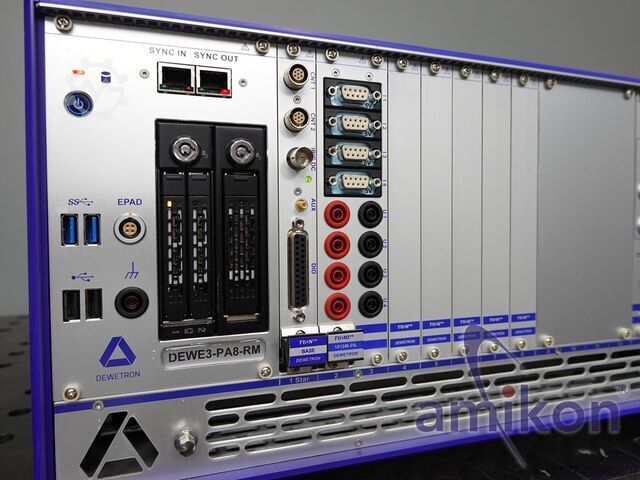 TRION3 1810M 4-Phasen 10 MS/s DEWETRON DEWE3-PA8-RM Power Analyzer