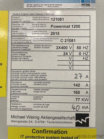 Moulder WEINIG POWERMAT 1200 (6 SPINDLE  50mm)