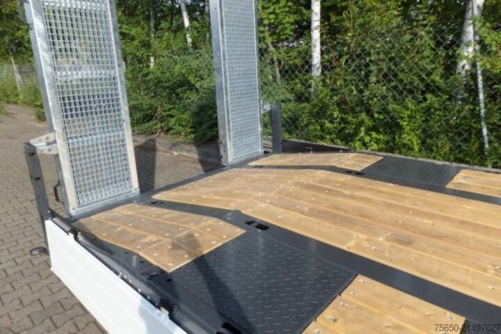 Tieflader Anhänger Möslein TTT 13- 5,28 Weiß  Neuer 13 t Tandemtieflader