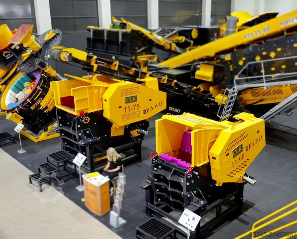 Zerkleinerungsanlagen / Backenbrecher FABO Jaw crusher | Stone crusher 100-300 TPH Jaw crusher | Stone crusher