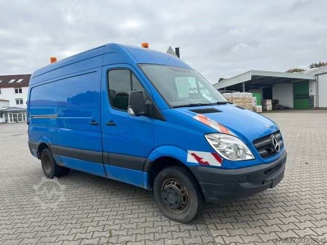 Vacuum tank truck MERCEDES-BENZ Sprinter 518 / Leistikow / 2 x Schiebetür