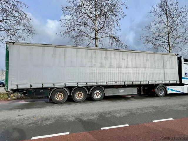 Sliding tarpaulins Fruehauf SAF, pallet box, sliding  roof
