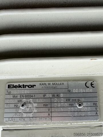 Ventilator ELEKTROR RD 06, 2,2 kW – 3600 m³/h Wentylator  ELEKTROR RD 06 2.2 kW – 3600 m³/h Wentylator  ELEKTROR RD 06 2.2 kW – 3600 m³/h
