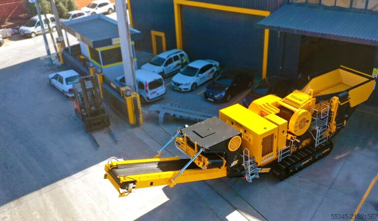 Crushing equipment FABO Jaw Crusher hard stone crushing machine 100-250 t/h