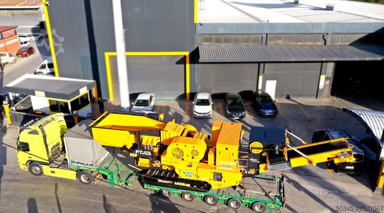 Crushing equipment FABO Jaw Crusher hard stone crushing machine 100-250 t/h