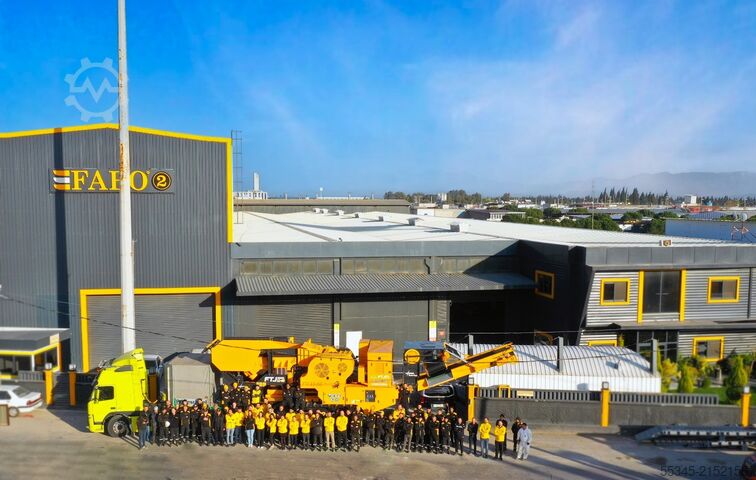 Crushing equipment FABO Jaw Crusher hard stone crushing machine 100-250 t/h