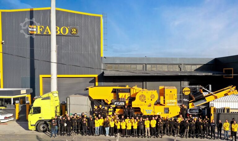 Crushing equipment FABO Jaw Crusher hard stone crushing machine 100-250 t/h