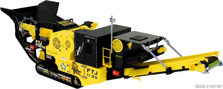 Crushing equipment FABO Jaw Crusher hard stone crushing machine 100-250 t/h