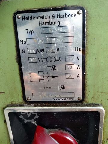 Leit- und Zugspindeldrehmaschine Heidenreich & Harbeck M 530