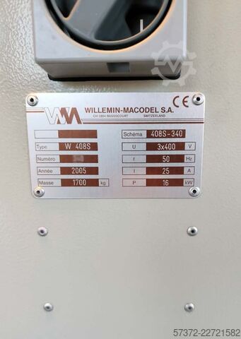 Vertikales CNC Bearbeitungszentrum Willemin-Macodel W 408S