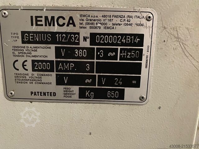 Stangenzuführung IEMCA Genius 112/32