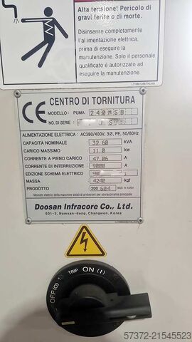 CNC Drehmaschine Doosan Puma 240 MS
