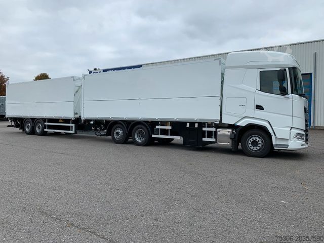 LKW mit Getränkeaufbau DAF FAN XG 480 Swing-Board mit LBW
